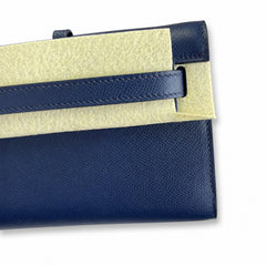 Hermès Kelly Cut 31 Clutch Epsom Leather Picture Dark Blue