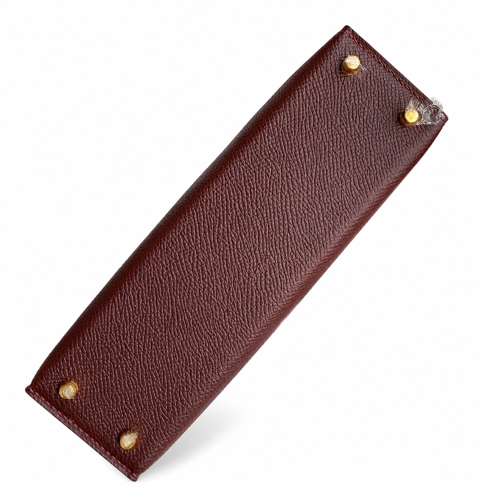 Hermès Kelly Sellier 19 Bordeaux Epsom Calf Leather Gold Hardware