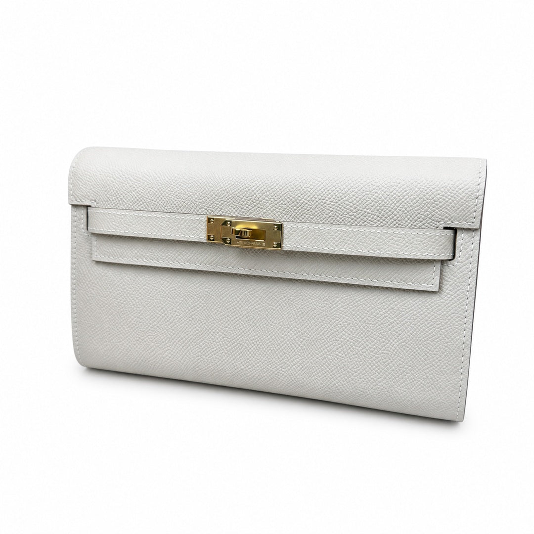 Hermès Kelly To Go 19.5 Craie Epsom Calf Leather Gold Hardware