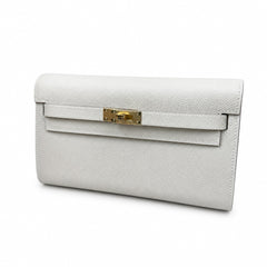 Hermès Kelly To Go 19.5 Craie Epsom Calf Leather Gold Hardware