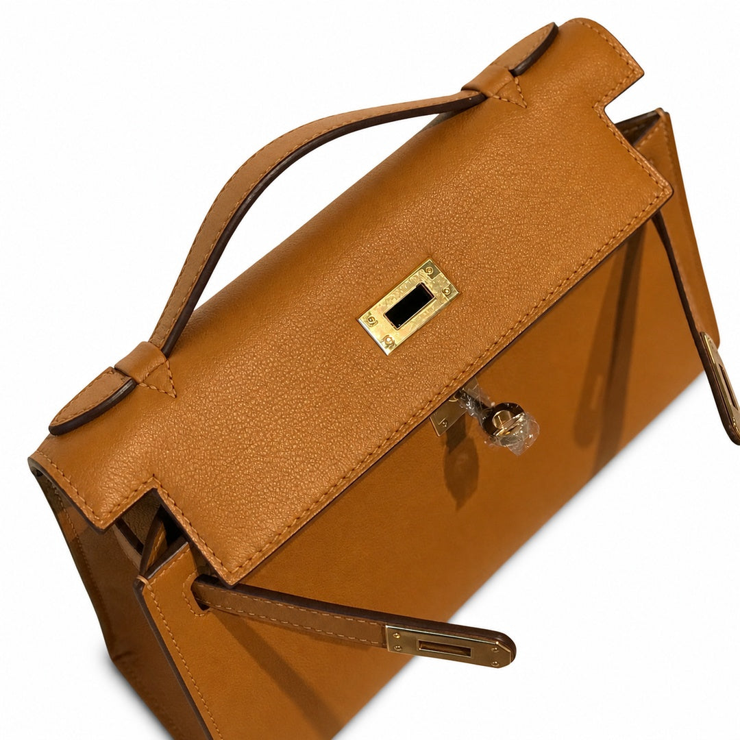 Hermès Kelly Sellier Mini II 22 Sesame Swift Calf Leather Gold Hardware