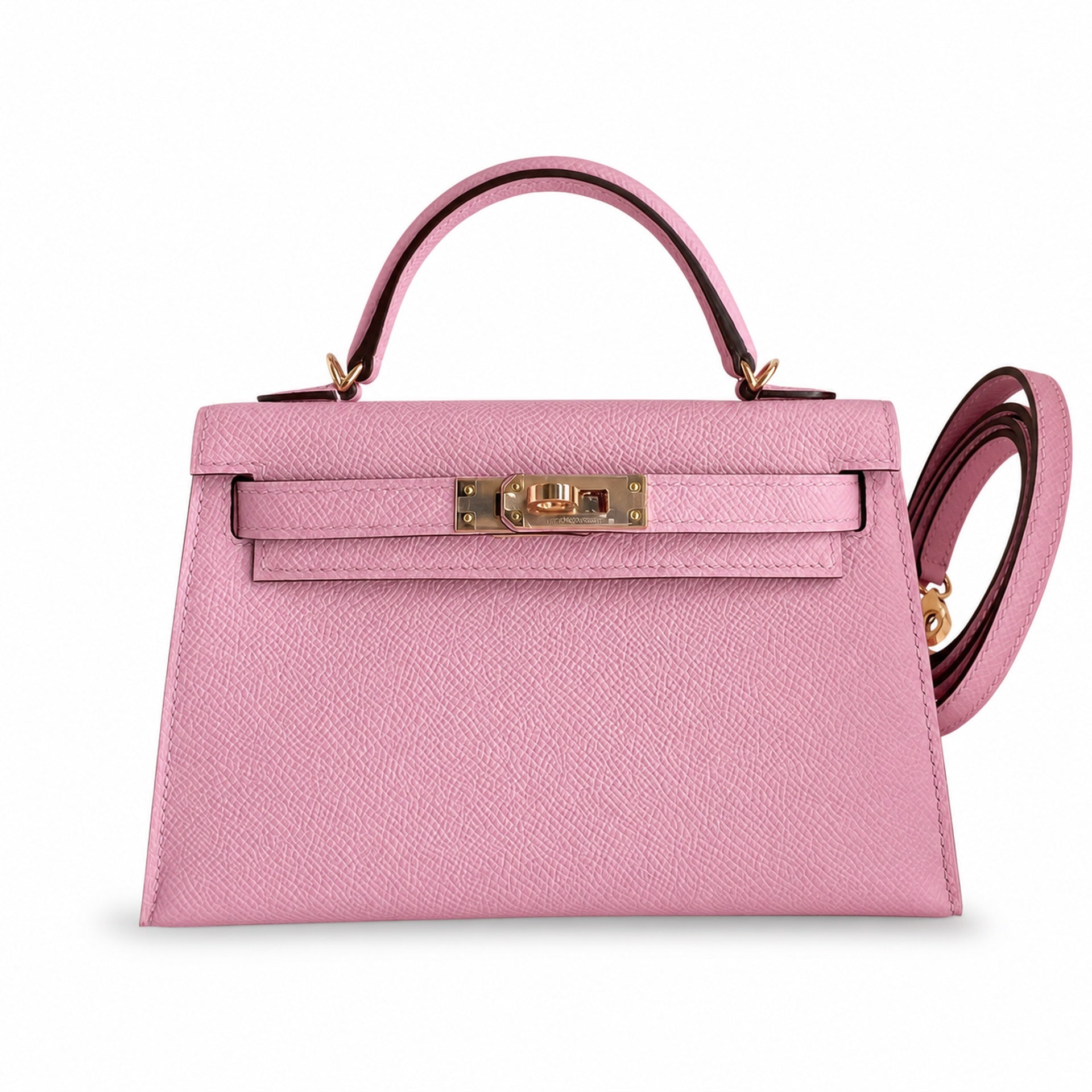 Hermès Kelly Sellier 19 Malva Epsom Gold Hardware