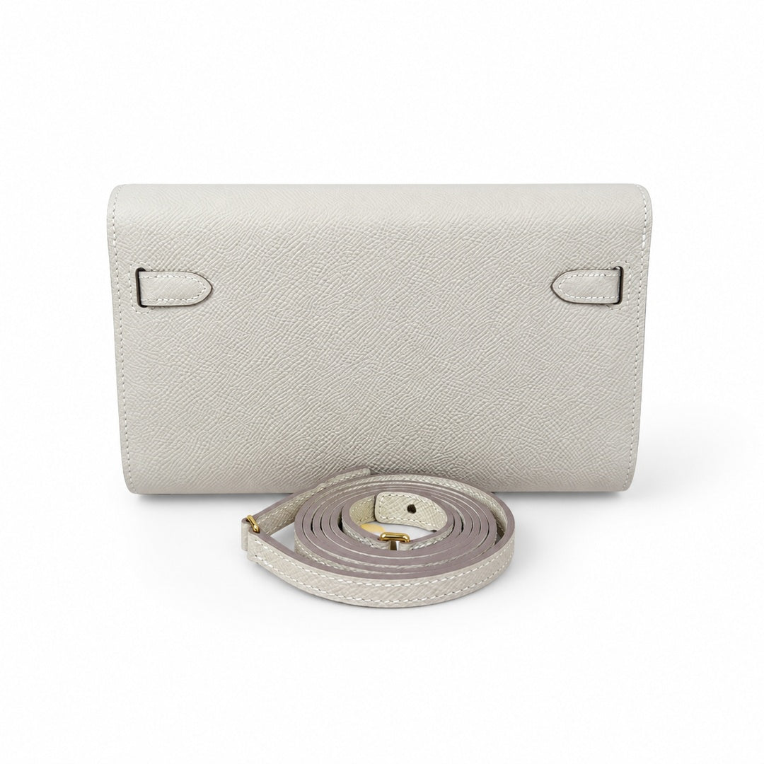 Hermès Kelly To Go 19.5 Craie Epsom Calf Leather Gold Hardware
