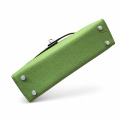 Hermès Kelly Sellier 19 Vert Pomme Epsom Palladium Hardware