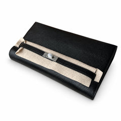 Hermès Kelly Shoulder Noir & Craie Two-Tone Epsom Palladium Hardware
