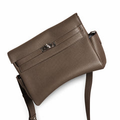 Kelly Messenger GM 31 Veau Togo, Gris Étain, Palladium Hardware