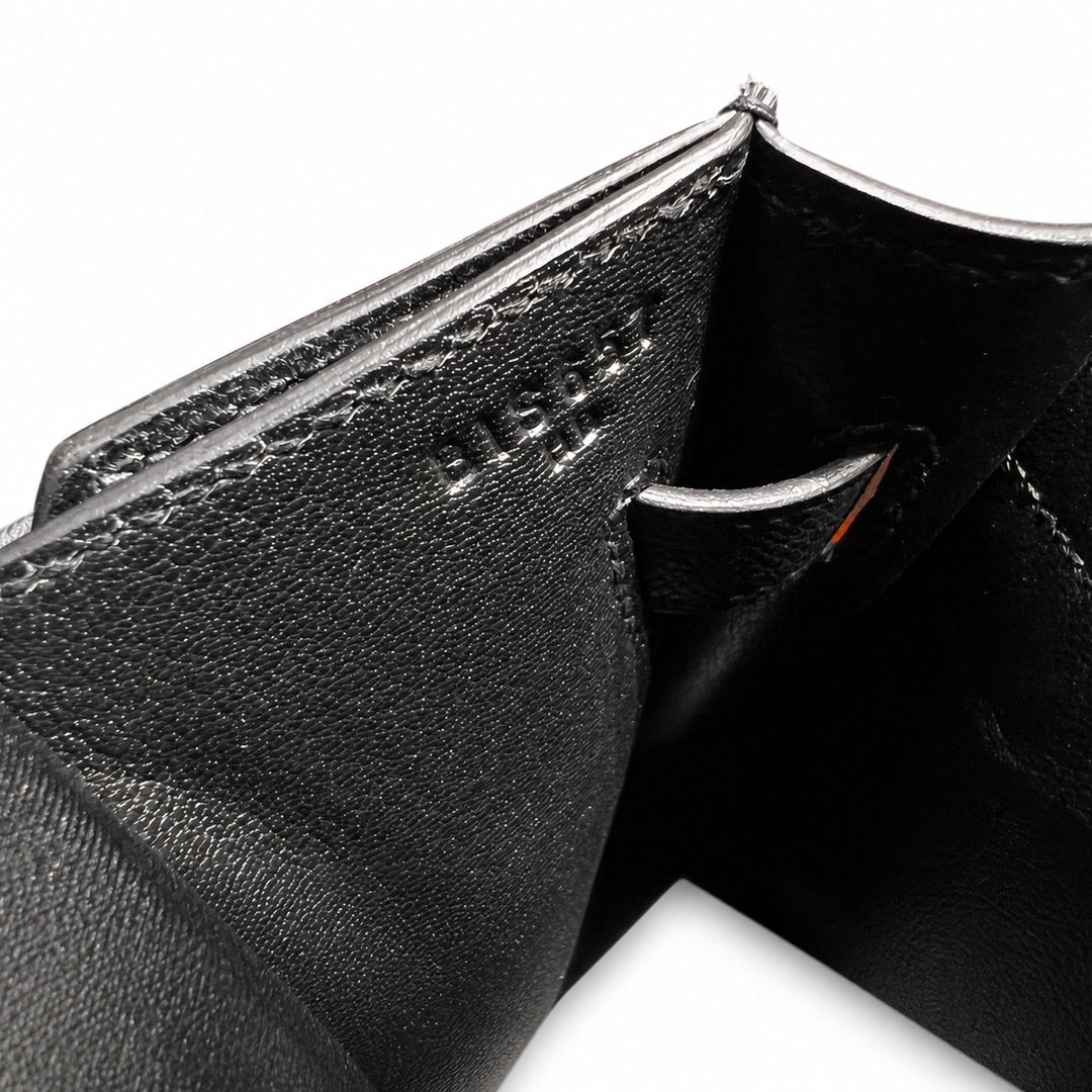 Hermès Kelly Dépêches Clutch 25cm Noir Epsom Calf Leather Palladium Hardware