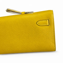 Hermès Kelly Cut 31 Clutch Epsom Leather Picture Amber Yellow