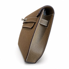 Hermès Kelly Dépêches 25 Etoupe Epsom Calf Leather Palladium Hardware