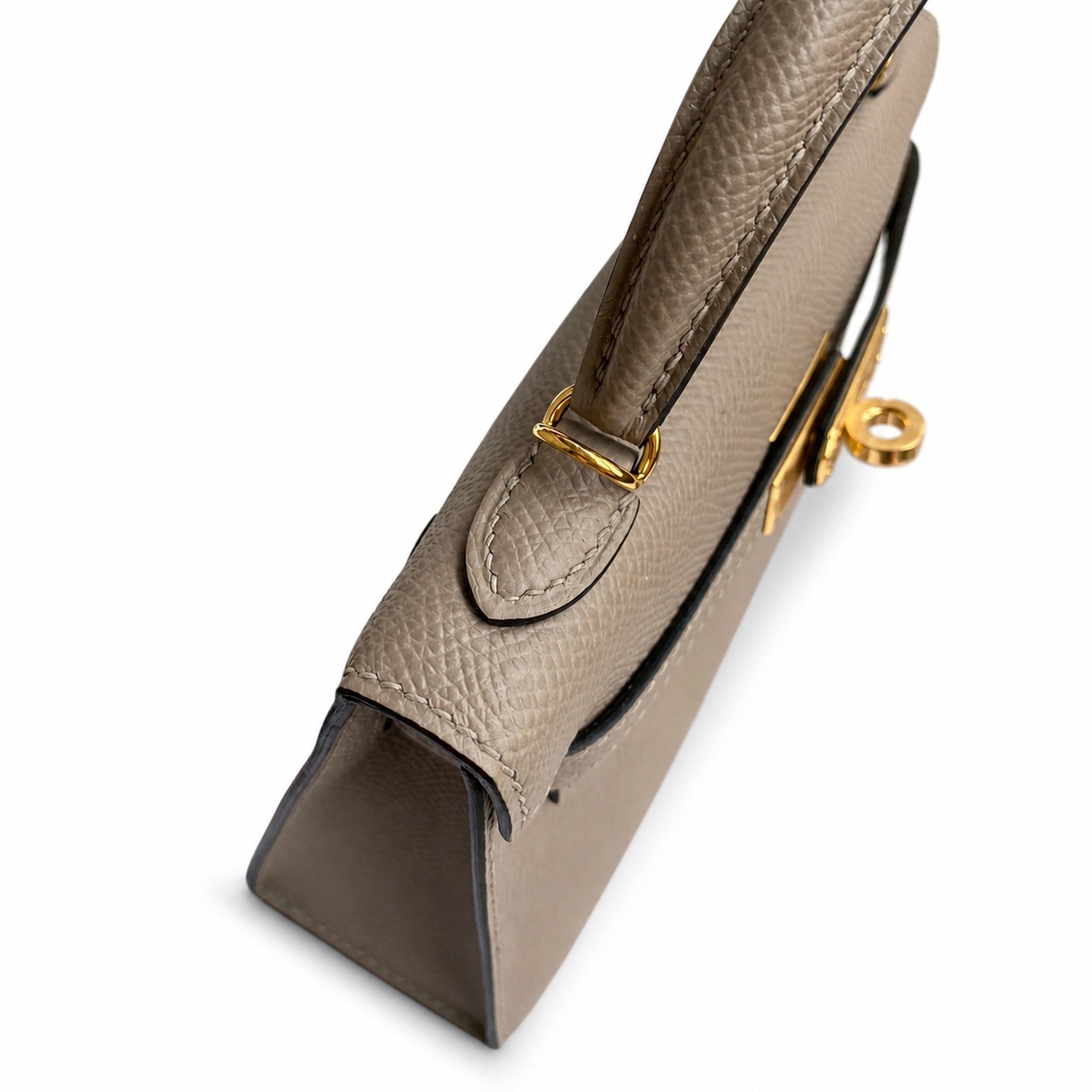 Hermès Kelly Sellier 19 Gris Asphalte Epsom Gold Hardware