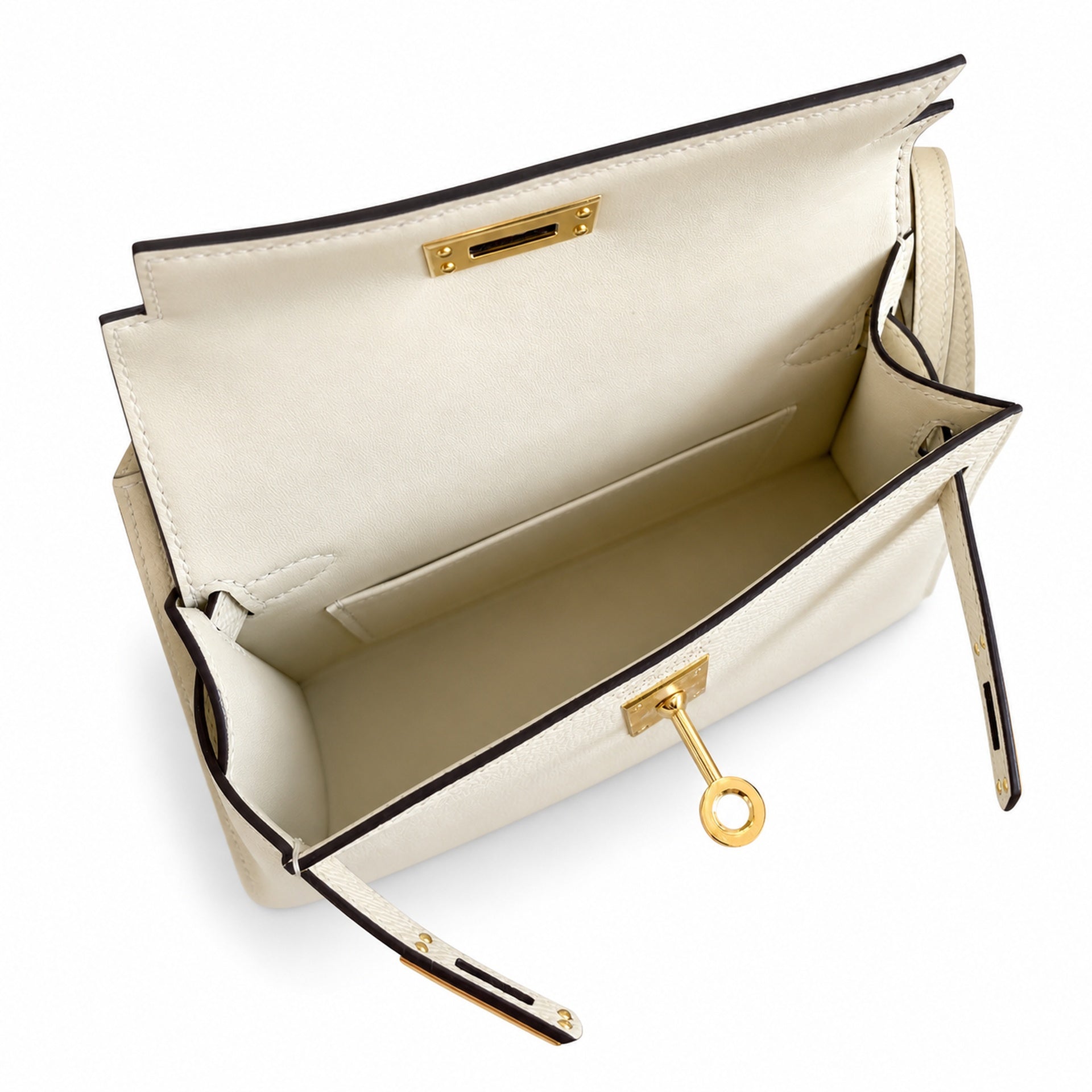 Hermès Kelly Sellier 19 Nata Epsom Gold Hardware