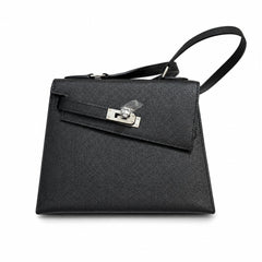 Hermès Kelly En Désordre 20cm Noir Epsom Calf Leather Palladium Hardware