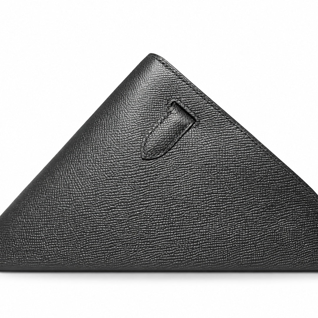 kelly Depeches 25cm Epsom leather  Noir Gold Hardware