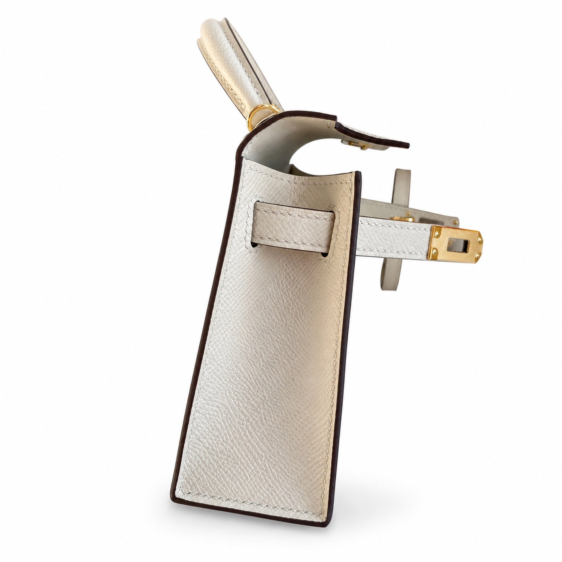 Hermès Kelly Sellier 19 Nata Epsom Gold Hardware