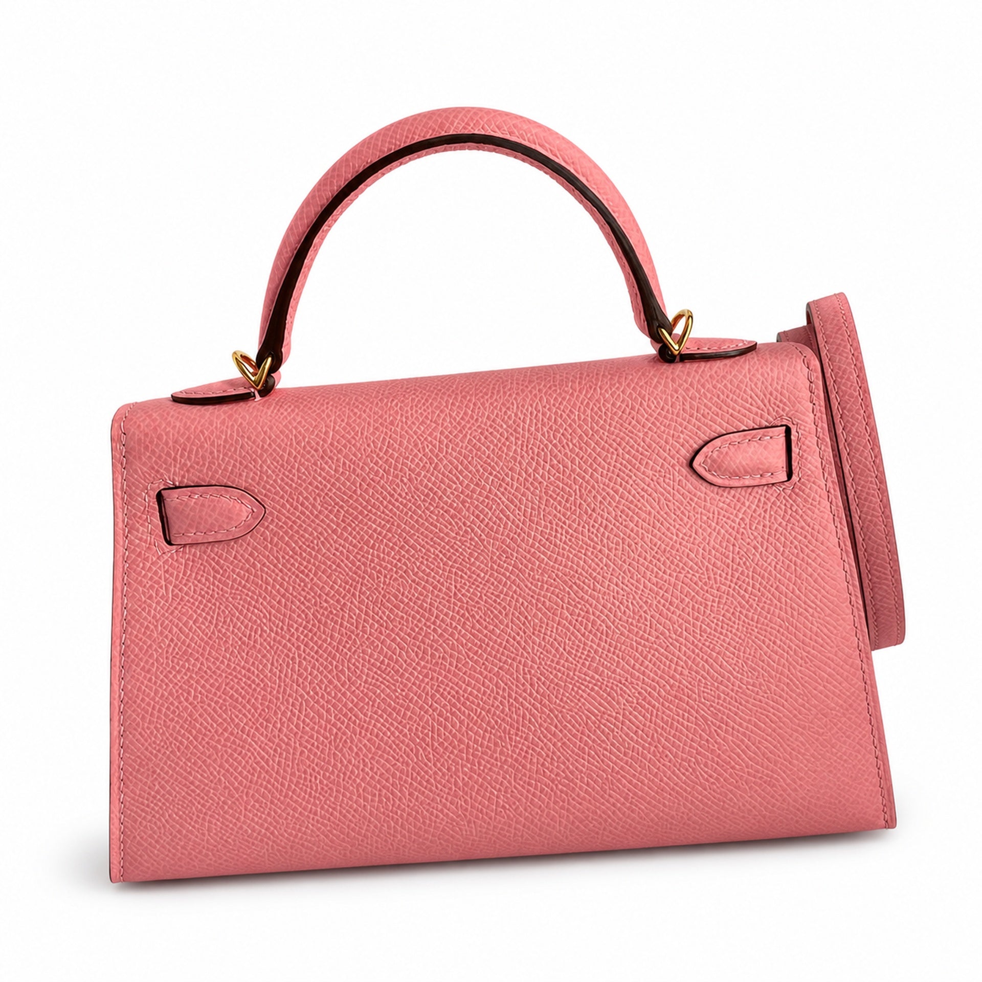 Hermès Kelly Sellier 19 Rose Confetti Epsom Gold Hardware