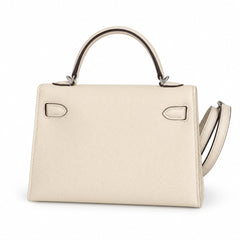 Hermès Kelly Sellier 19 Nata Epsom Palladium Hardware