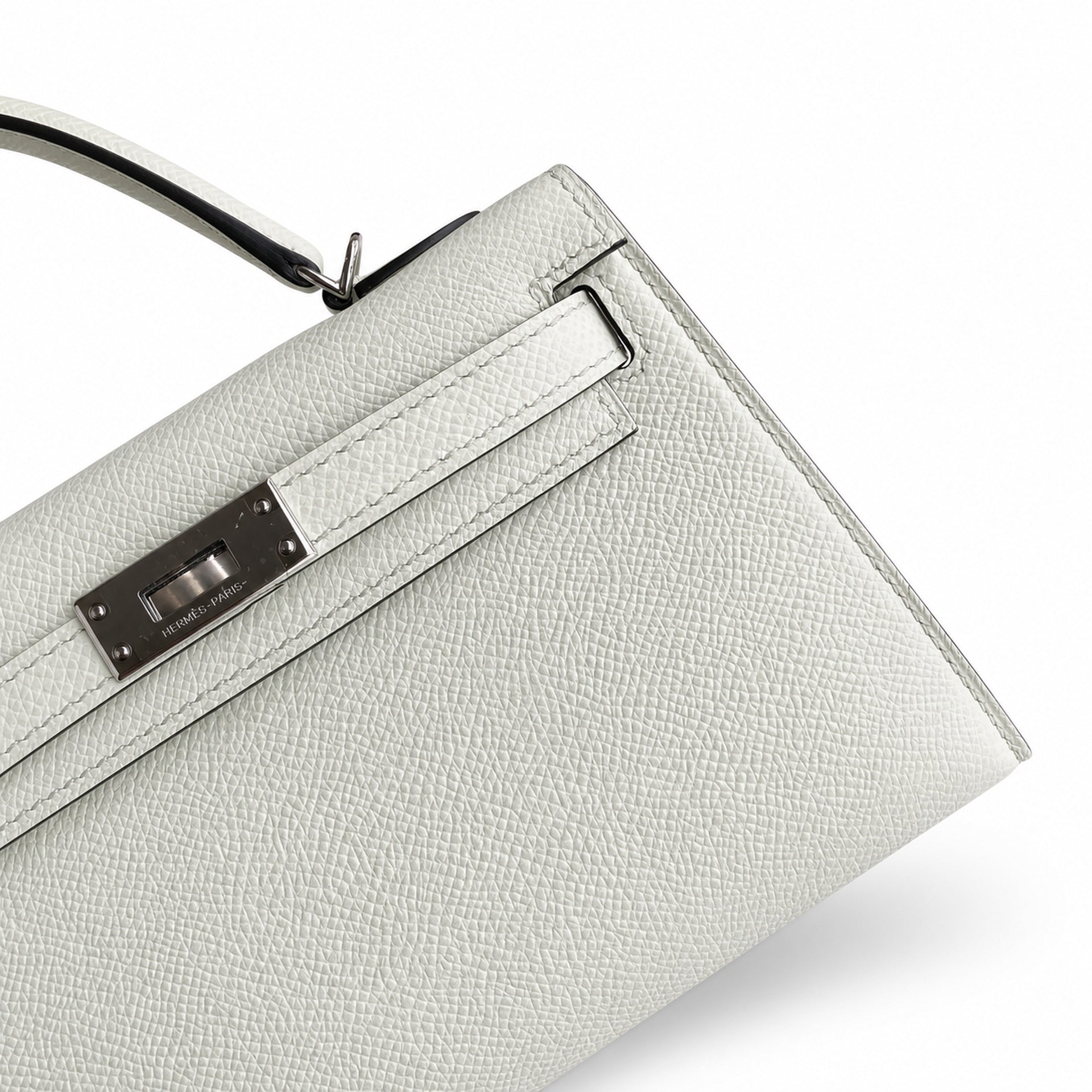 Hermès Kelly Sellier 19 Vert Fizz Epsom Palladium Hardware