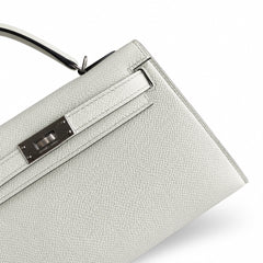 Hermès Kelly Sellier 19 Vert Fizz Epsom Palladium Hardware