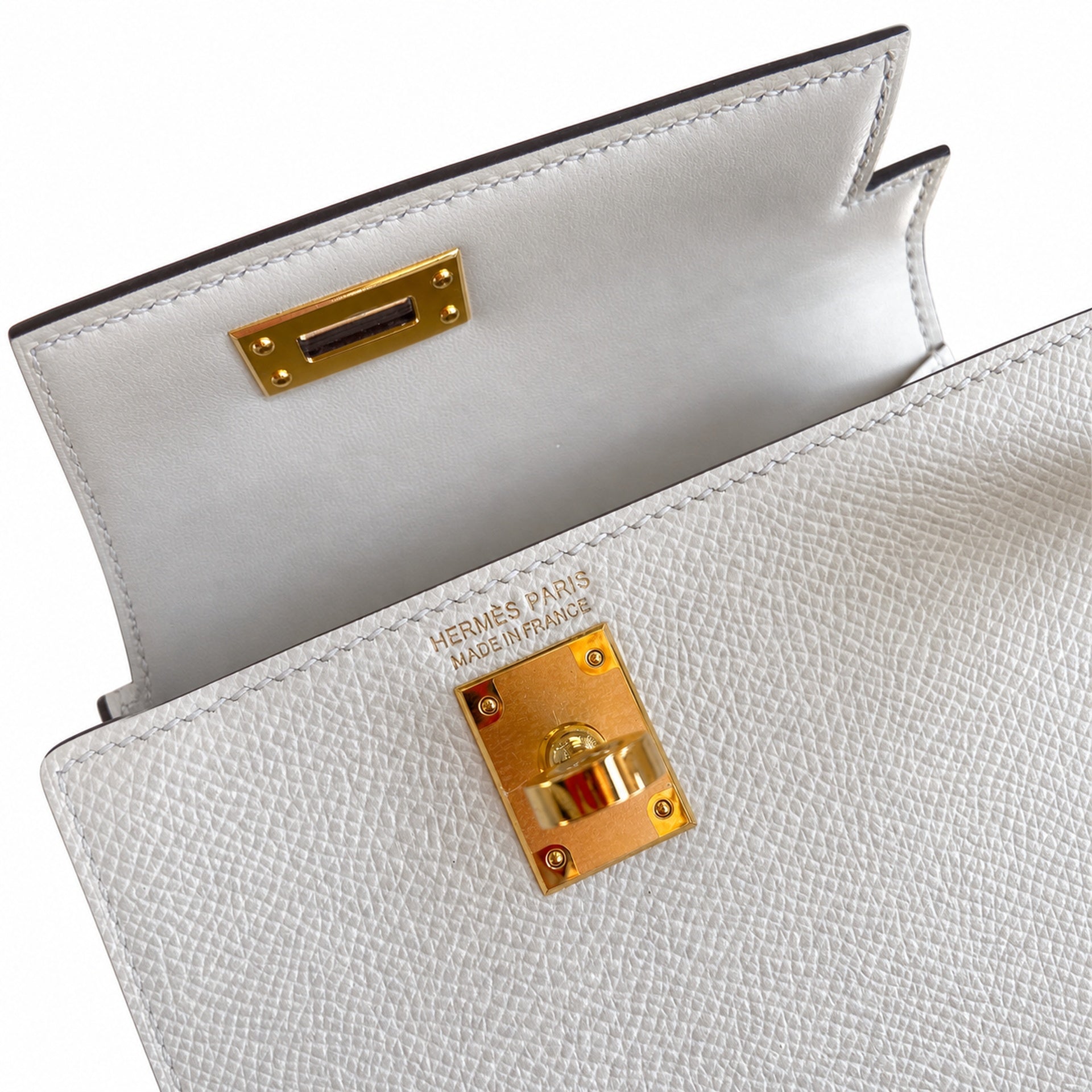 Hermès Kelly Sellier 19 Nata Epsom Gold Hardware