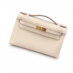 Hermès Mini Kelly II 22cm Milkshake Epsom Calf Leather Gold Hardware