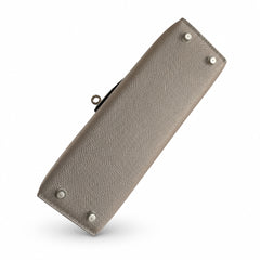 Hermès Kelly Sellier 19 Gris Asphalte Epsom Palladium Hardware