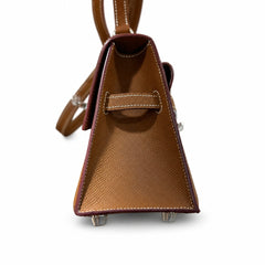 Hermès Kelly En Désordre 20cm Gold Epsom Calf Leather Palladium Hardware
