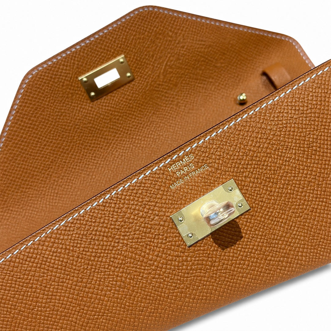Hermès Kelly To Go Alezan Epsom Calf Leather Gold Hardware