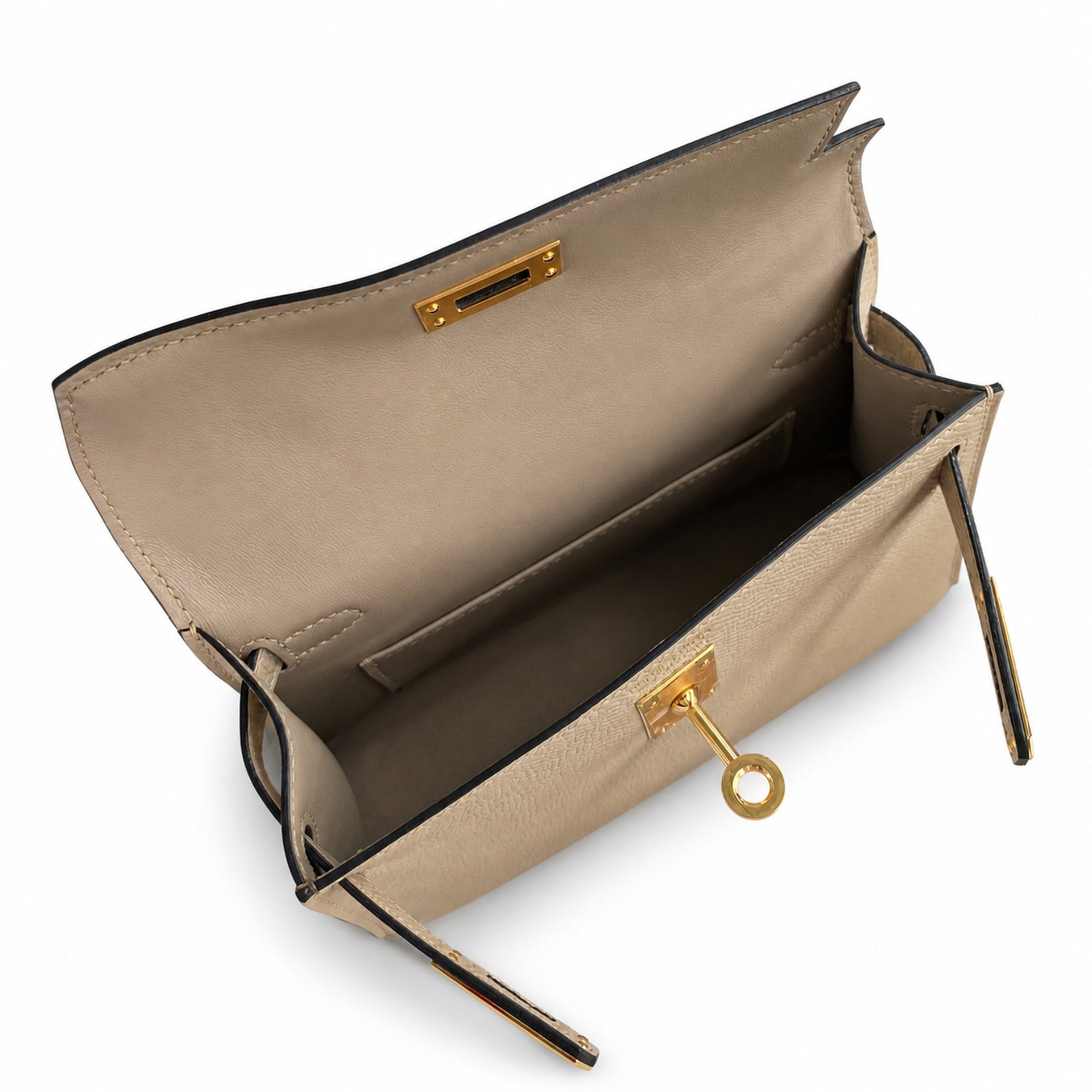 Hermès Kelly Sellier 19 Gris Tourterelle Epsom Gold Hardware