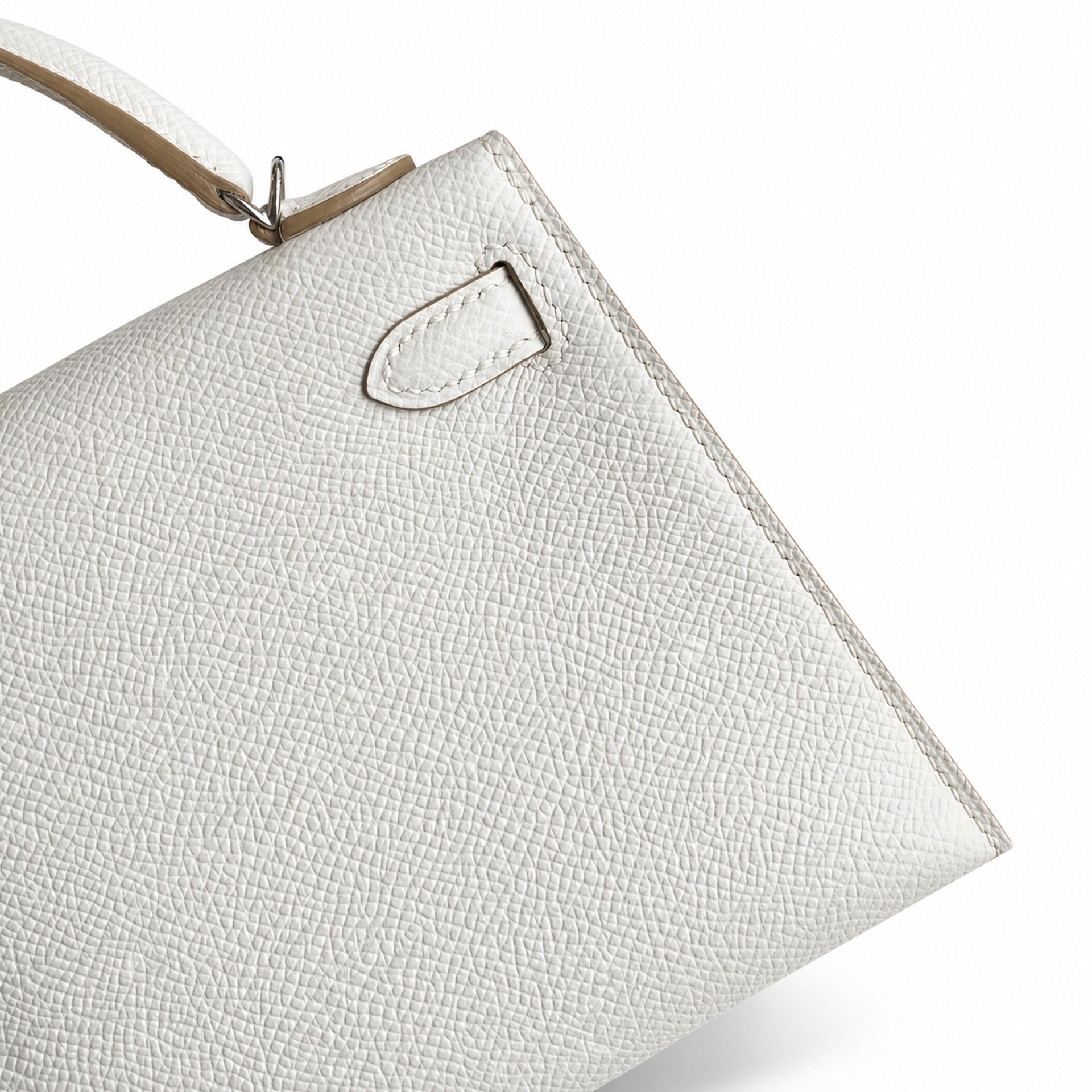 Hermès Kelly Sellier 19 Gris Perle Epsom Palladium Hardware