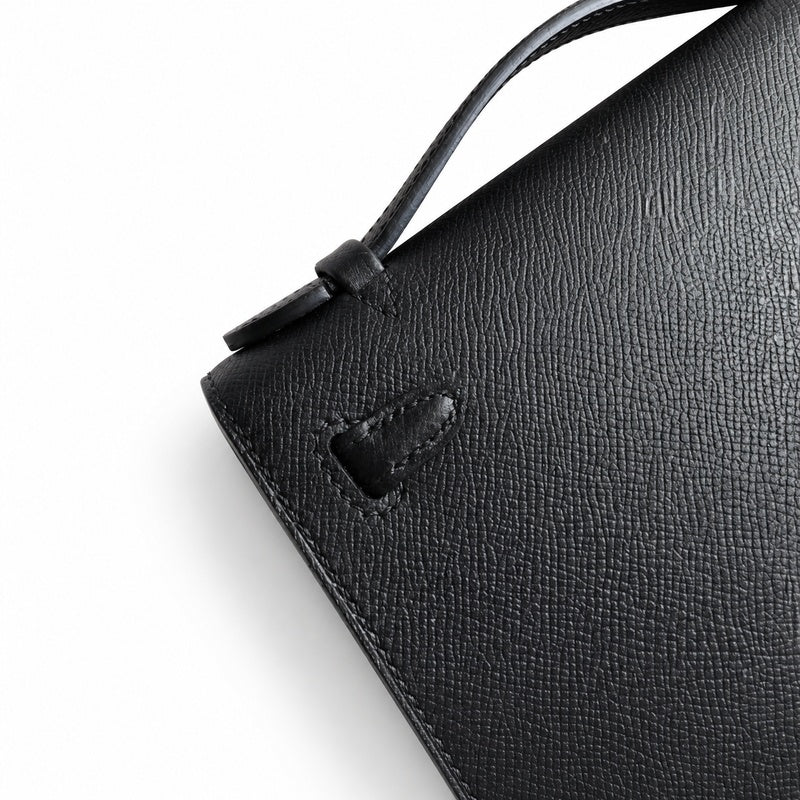 Hermès Mini Kelly II 22cm Noir Epsom Calf Leather Gold Hardware