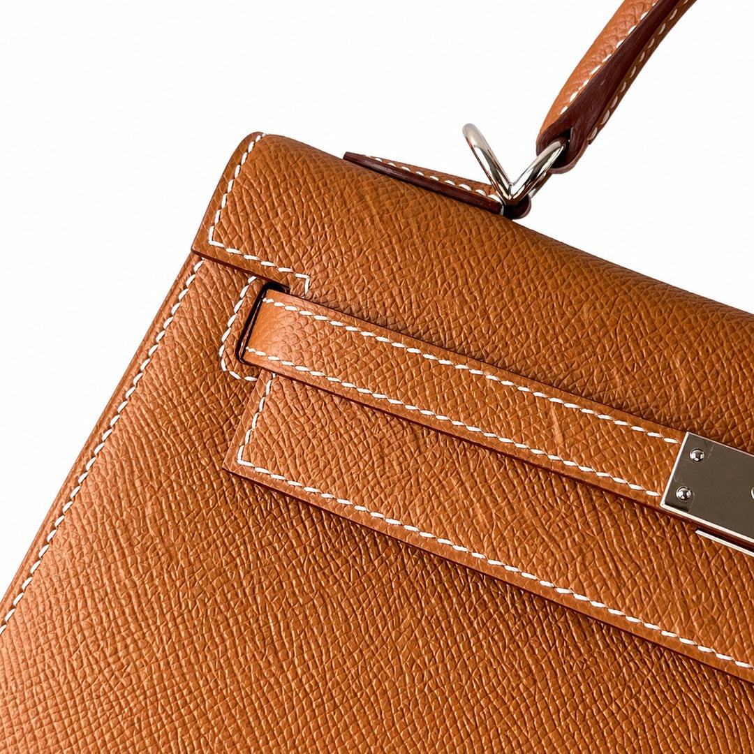 Hermès Kelly II 25cm Gold Epsom Calf Leather Gold Hardware