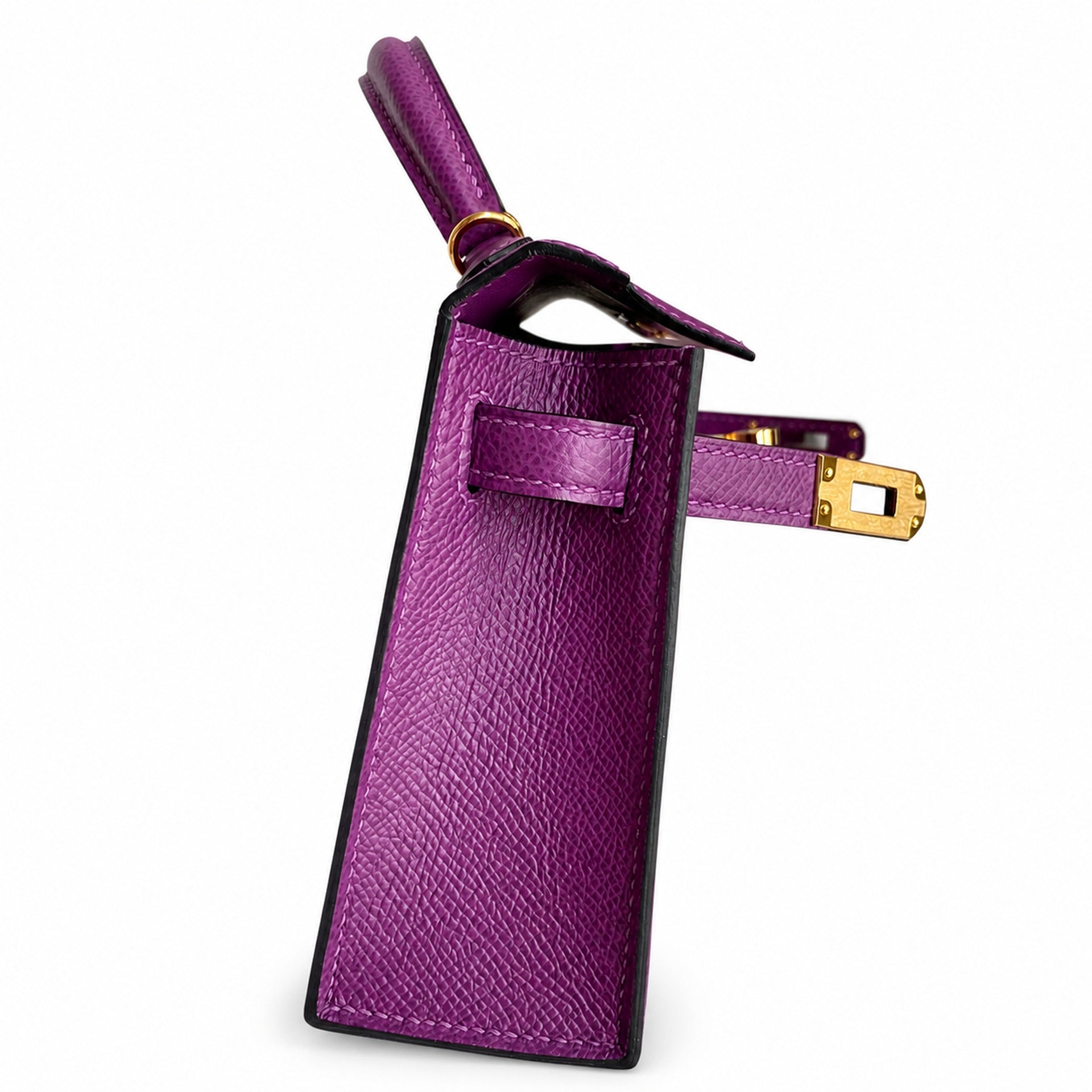 Hermès Kelly Sellier 19 Anémone Epsom Gold Hardware