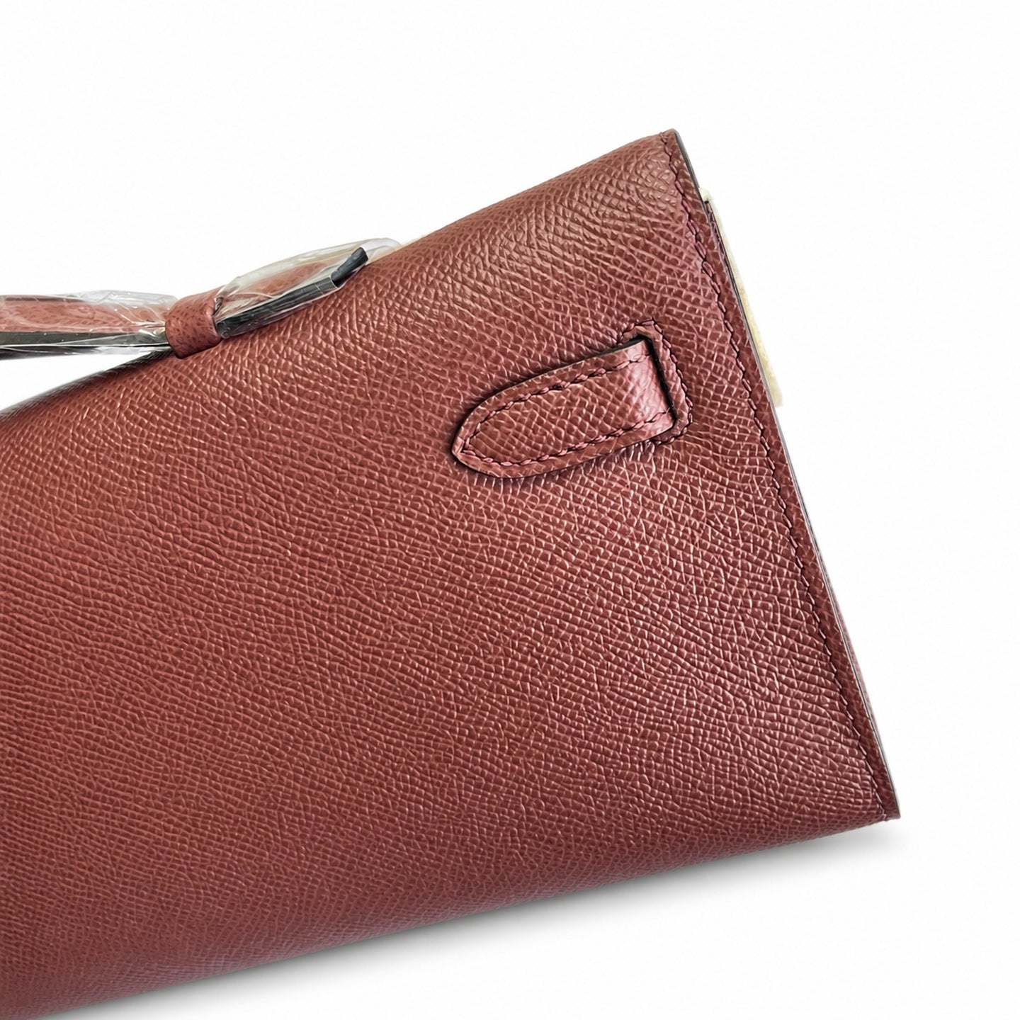 Hermès Kelly Cut 31 Clutch Epsom Leather Picture Burgundy