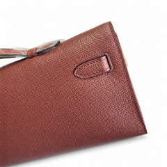 Hermès Kelly Cut 31 Clutch Epsom Leather Picture Burgundy