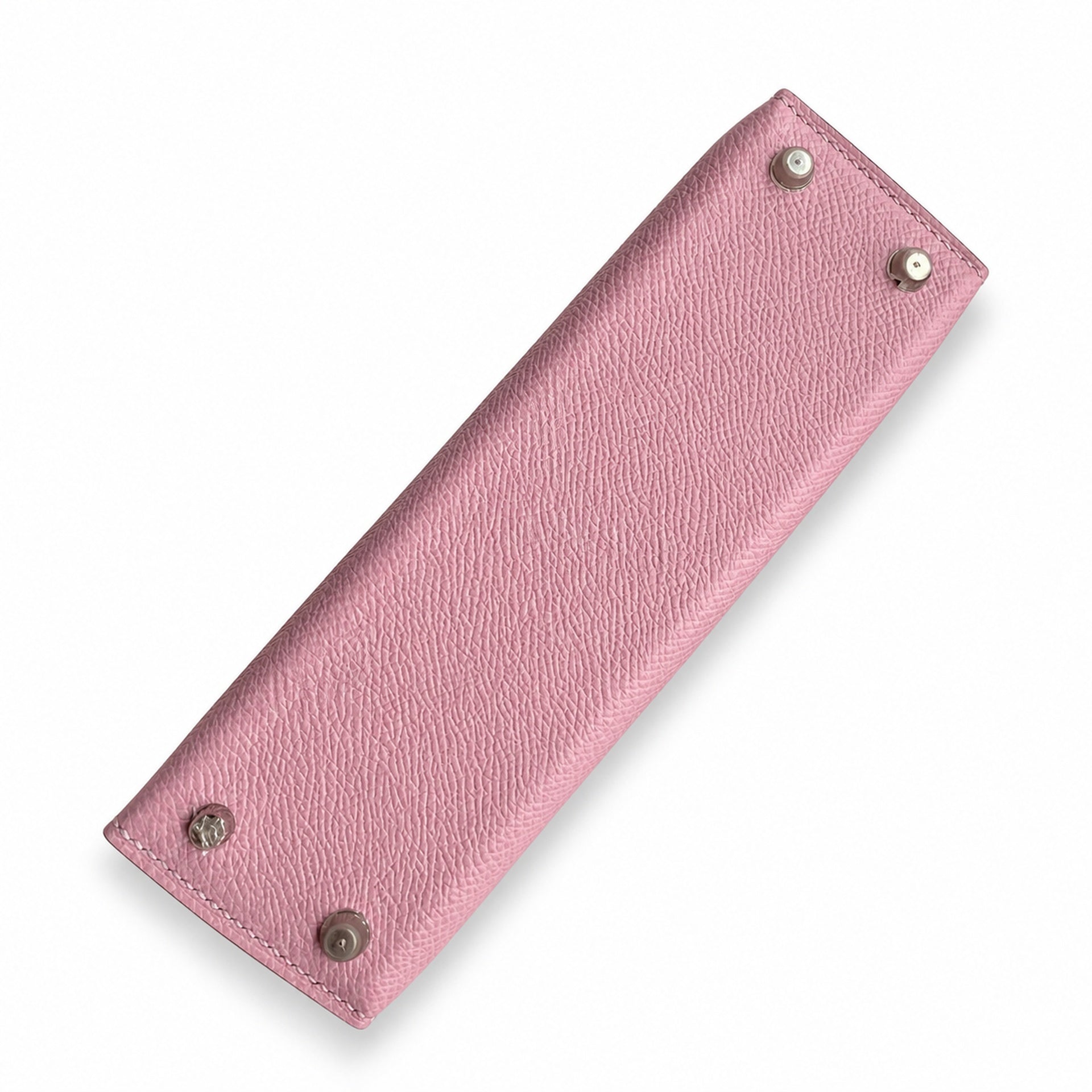 Hermès Mini Kelly II 19cm Mauve Sylvestre Epsom Calf Leather Palladium Hardware