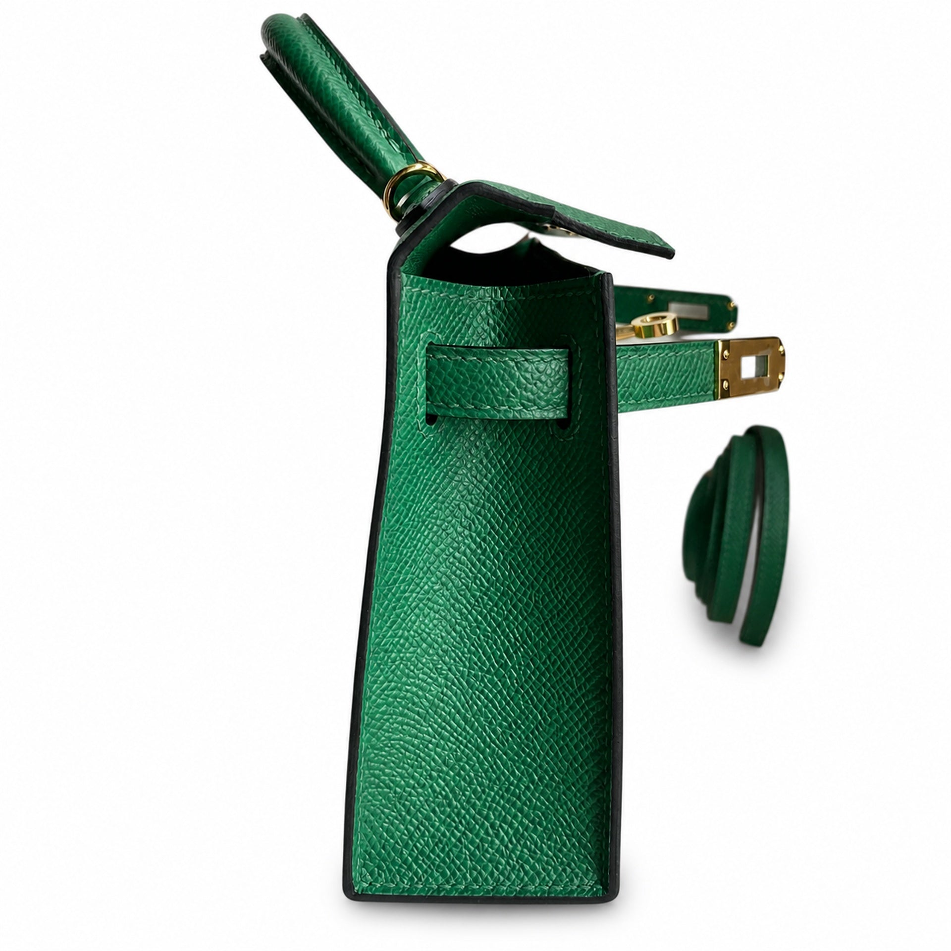 Hermès Kelly Sellier 19 Vert Cactus Epsom Gold Hardware
