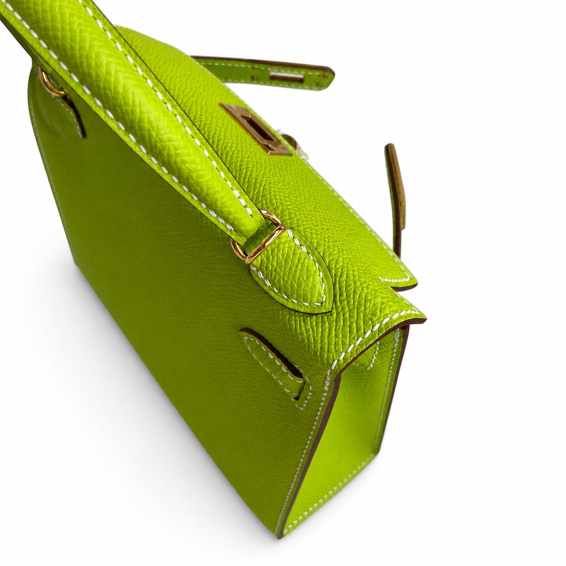 Hermès Kelly Sellier 19 Vert Anis Epsom Gold Hardware
