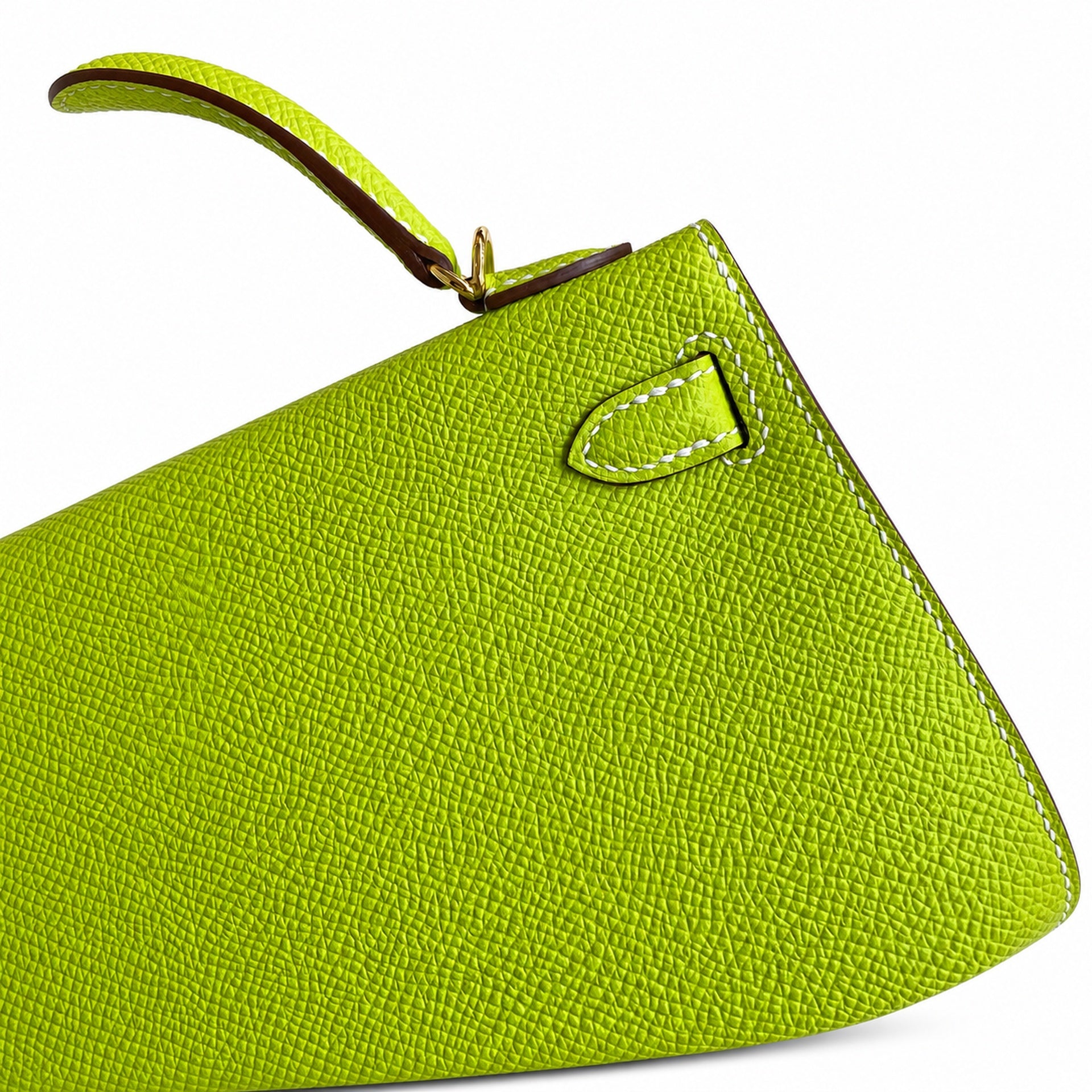 Hermès Kelly Sellier 19 Vert Anis Epsom Gold Hardware