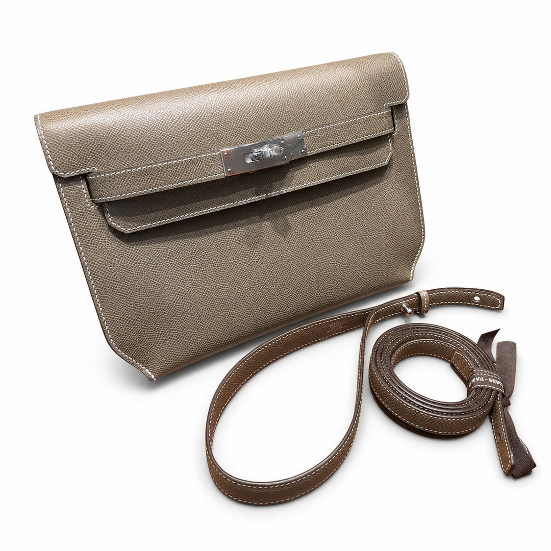 Kelly Depeches 25cm Epsom leather Palladium Hardware