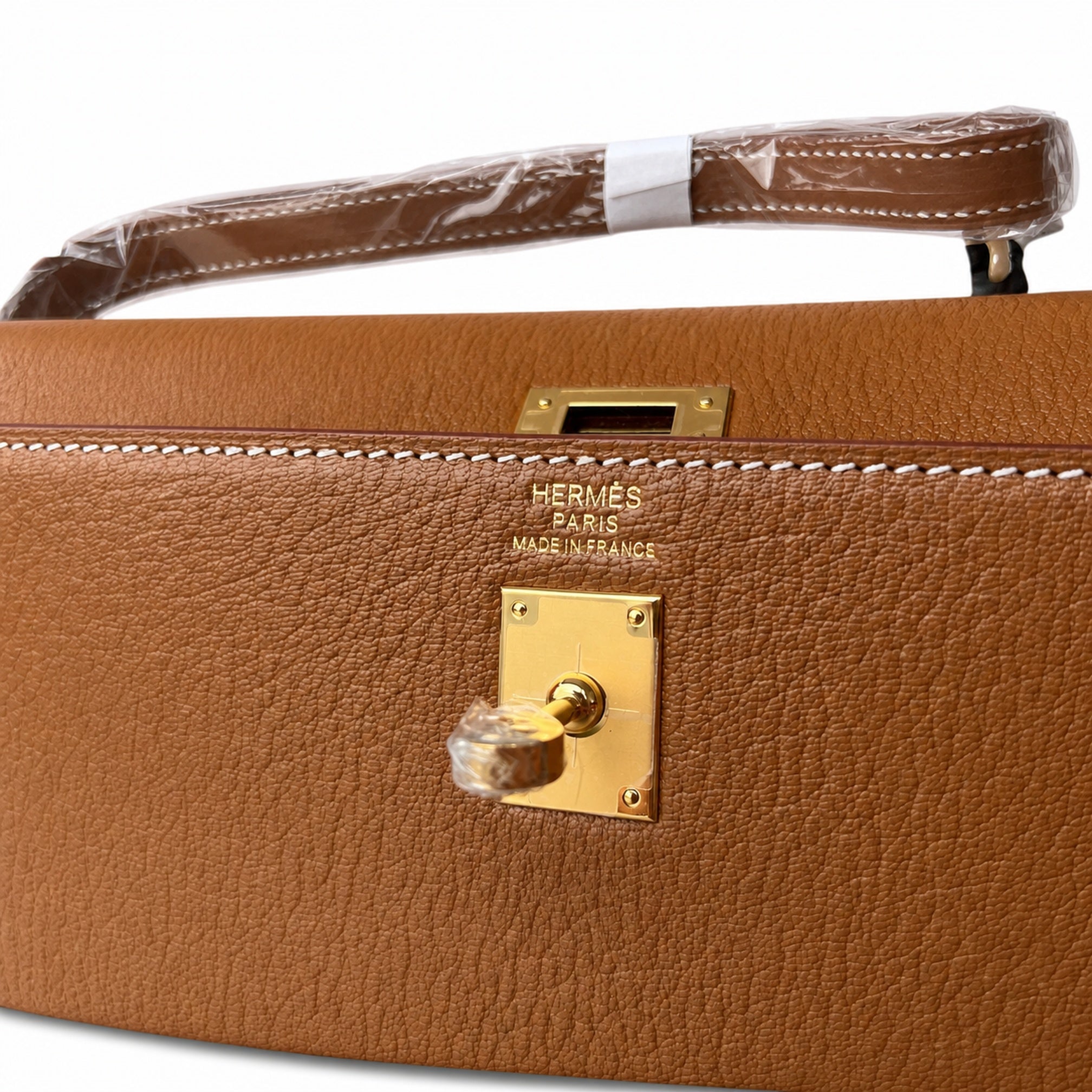 Hermès Kelly Shoulder Gold Epsom Gold Hardware