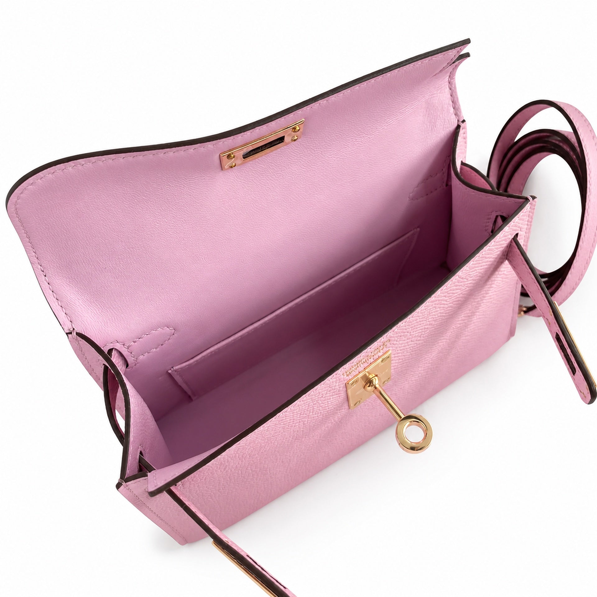 Hermès Kelly Sellier 19 Malva Epsom Gold Hardware