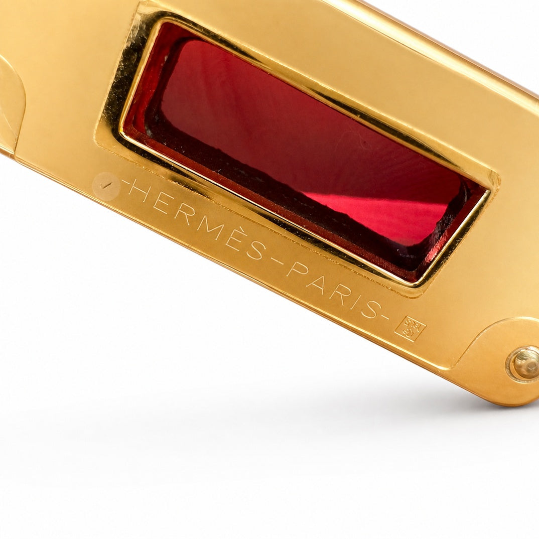 Hermès Mini Kelly II 20 Rouge Casaque Epsom Calf Leather Gold Hardware