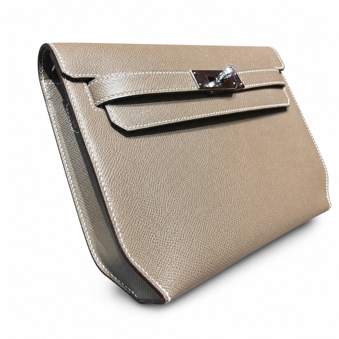 Kelly Depeches 25cm Epsom leather Palladium Hardware