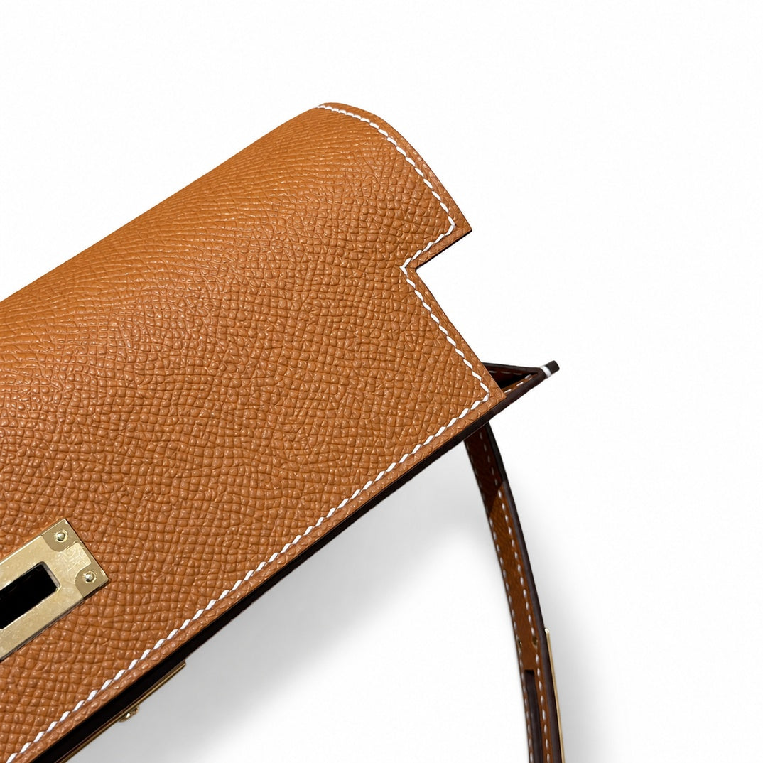Hermès Kelly To Go Alezan Epsom Calf Leather Gold Hardware