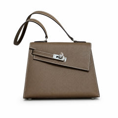 Hermès Kelly En Désordre 20cm Etoupe Epsom Calf Leather Palladium Hardware