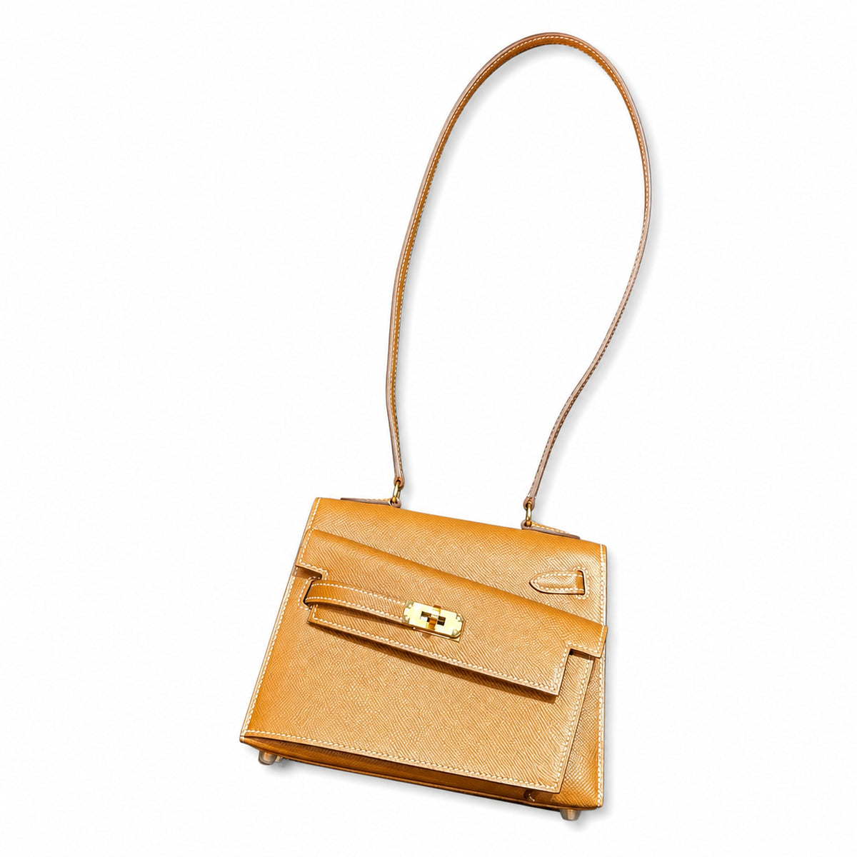 Hermès Kelly Desordre 20 Alezan Epsom Calf Leather Gold Hardware