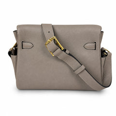 Kelly Messenger PM 27 Veau Togo, Gris Perle, Gold Hardware