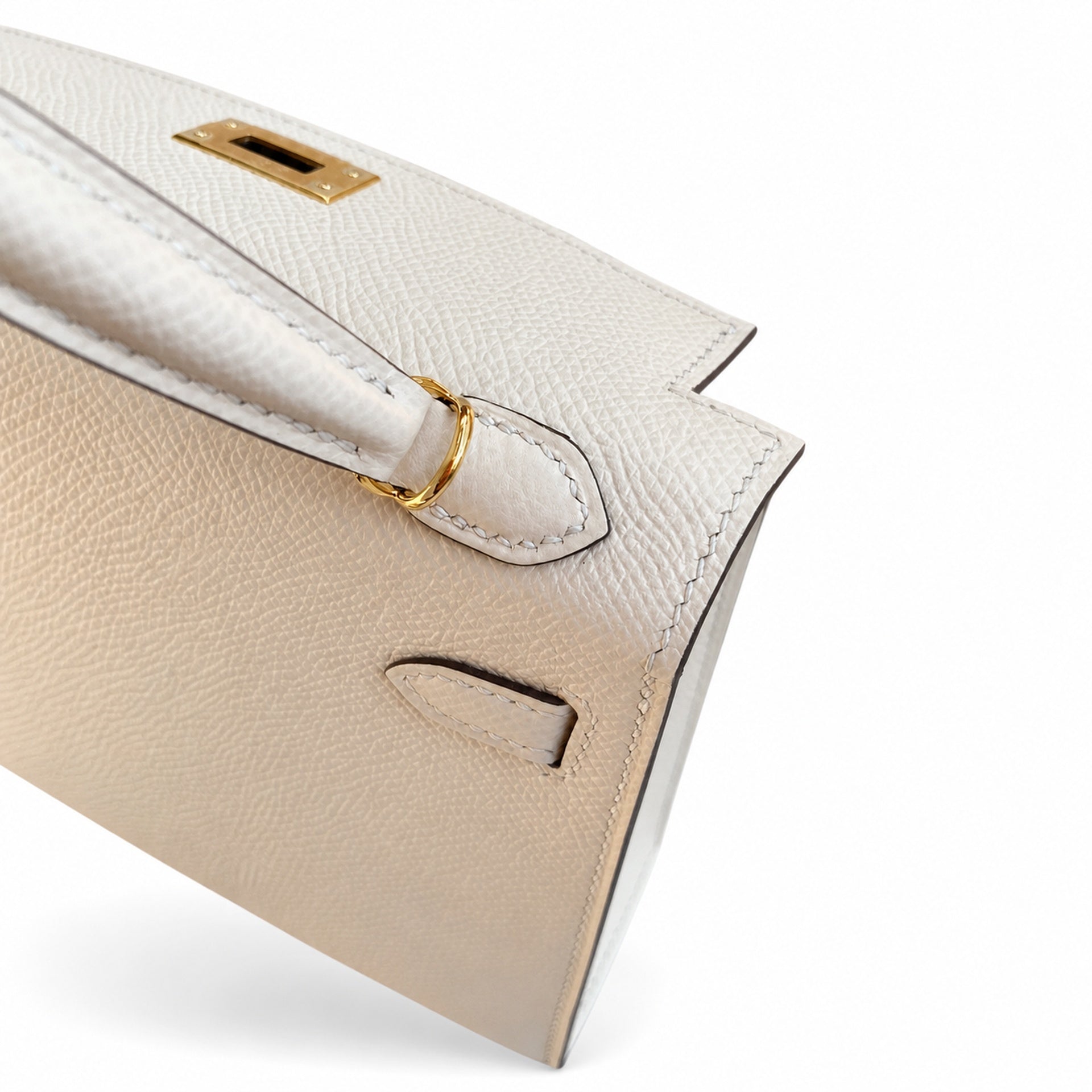 Hermès Kelly Sellier 19 Nata Epsom Gold Hardware