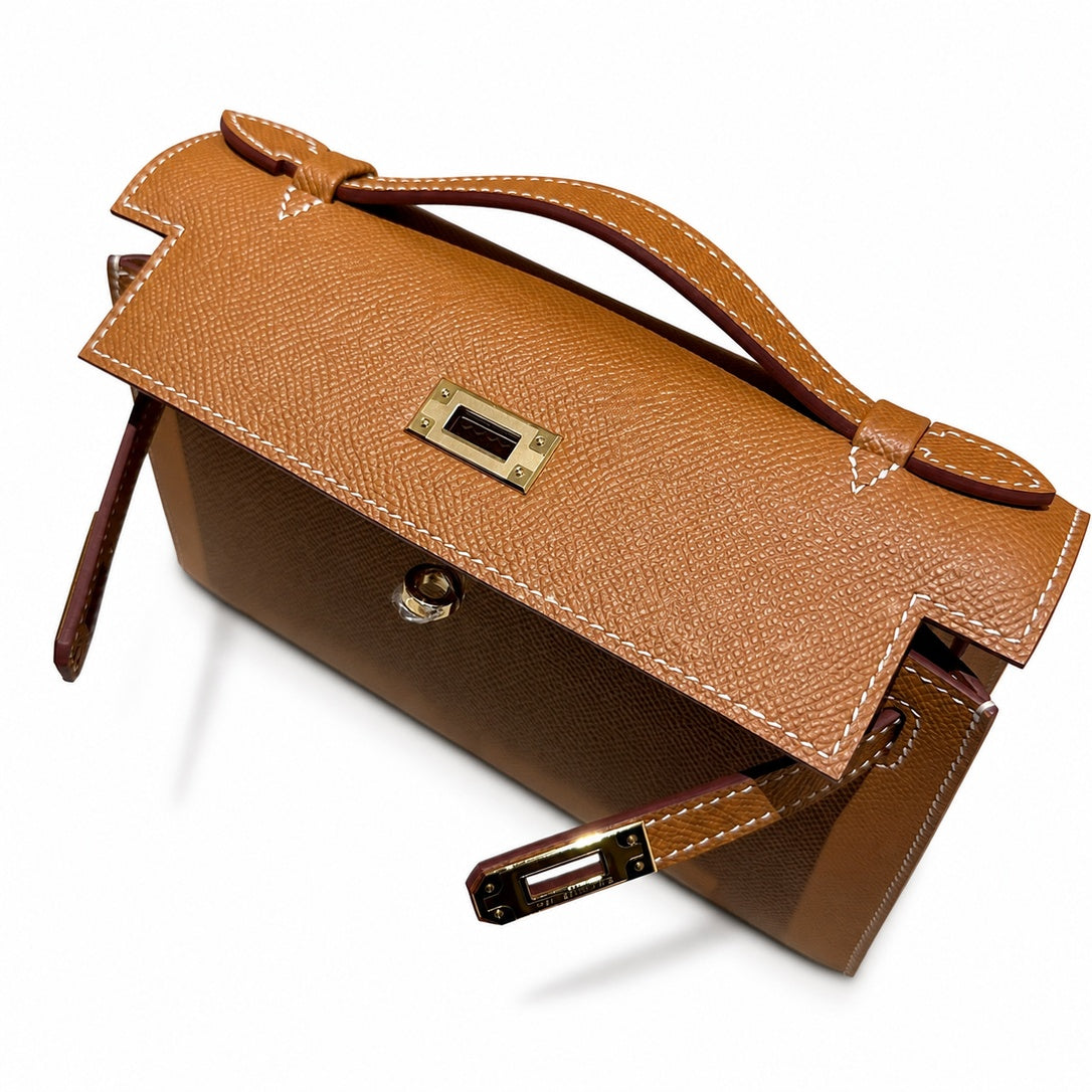 Hermès Mini Kelly II 22cm Gold Epsom Calf Leather Gold Hardware