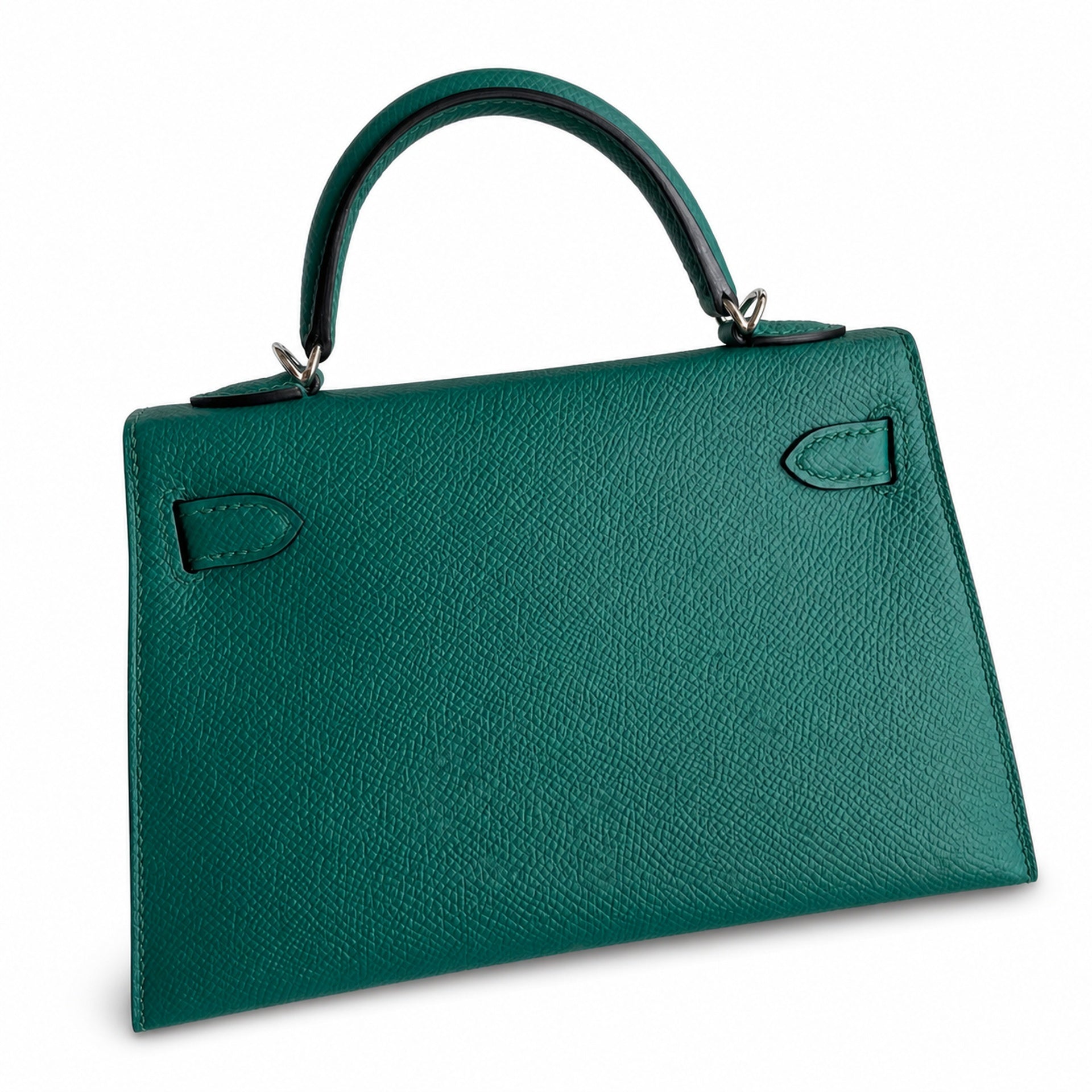 Hermès Kelly Sellier 19 Vert Malachite Epsom Palladium Hardware
